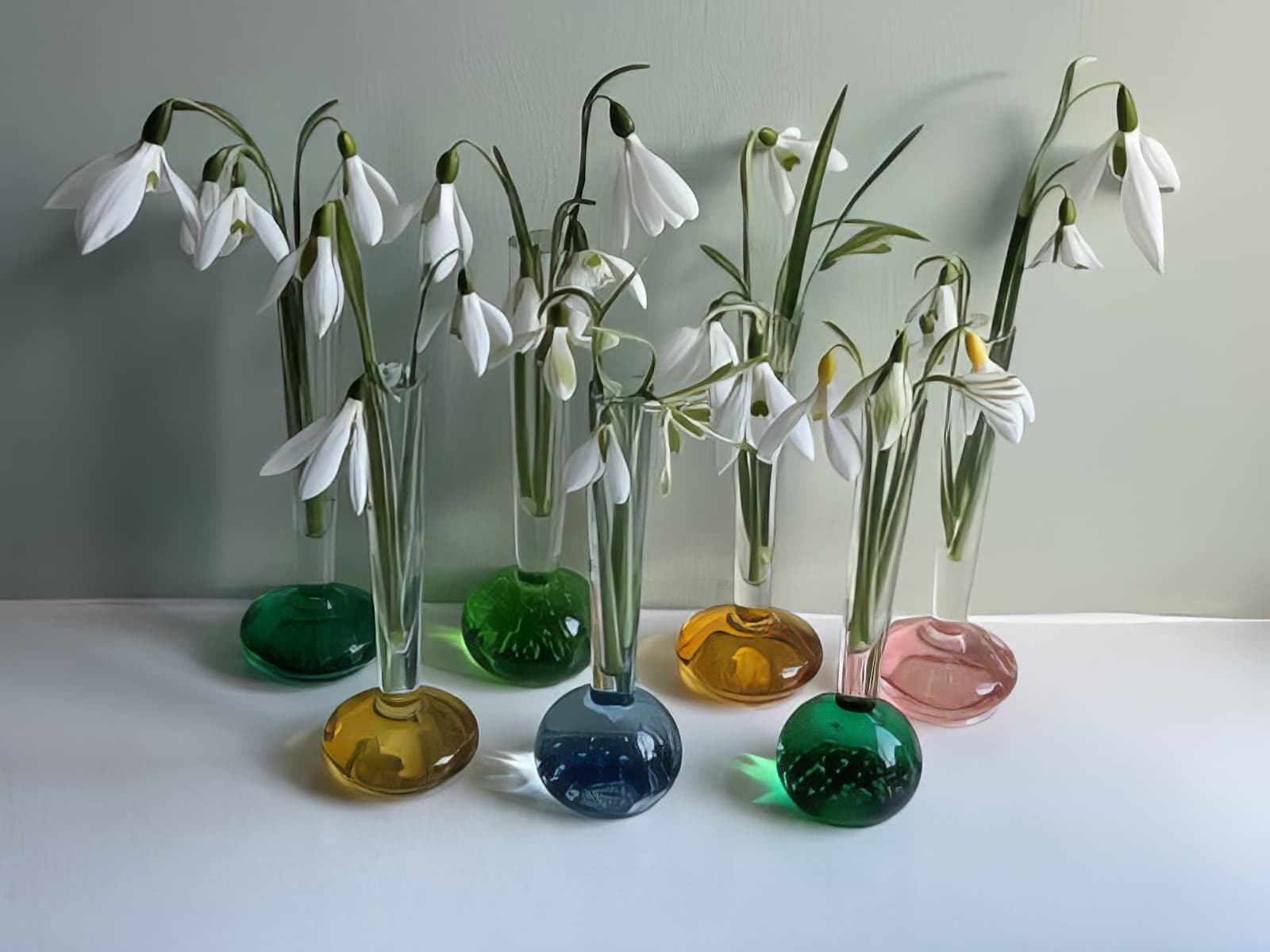 Greetings Card - Bubble Vases (Free P&P)